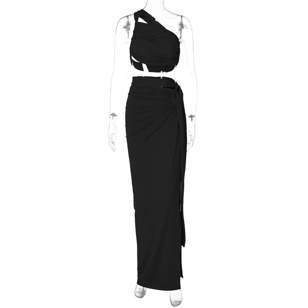 Joan One Shoulder Backless Long Dress