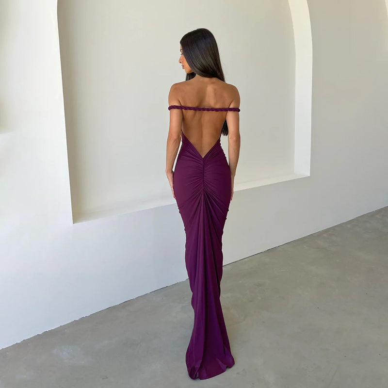 Denise Backless Sexy Maxi Dress