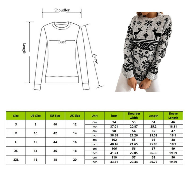 Amanda Casual Loose Long Sleeve Women Sweater