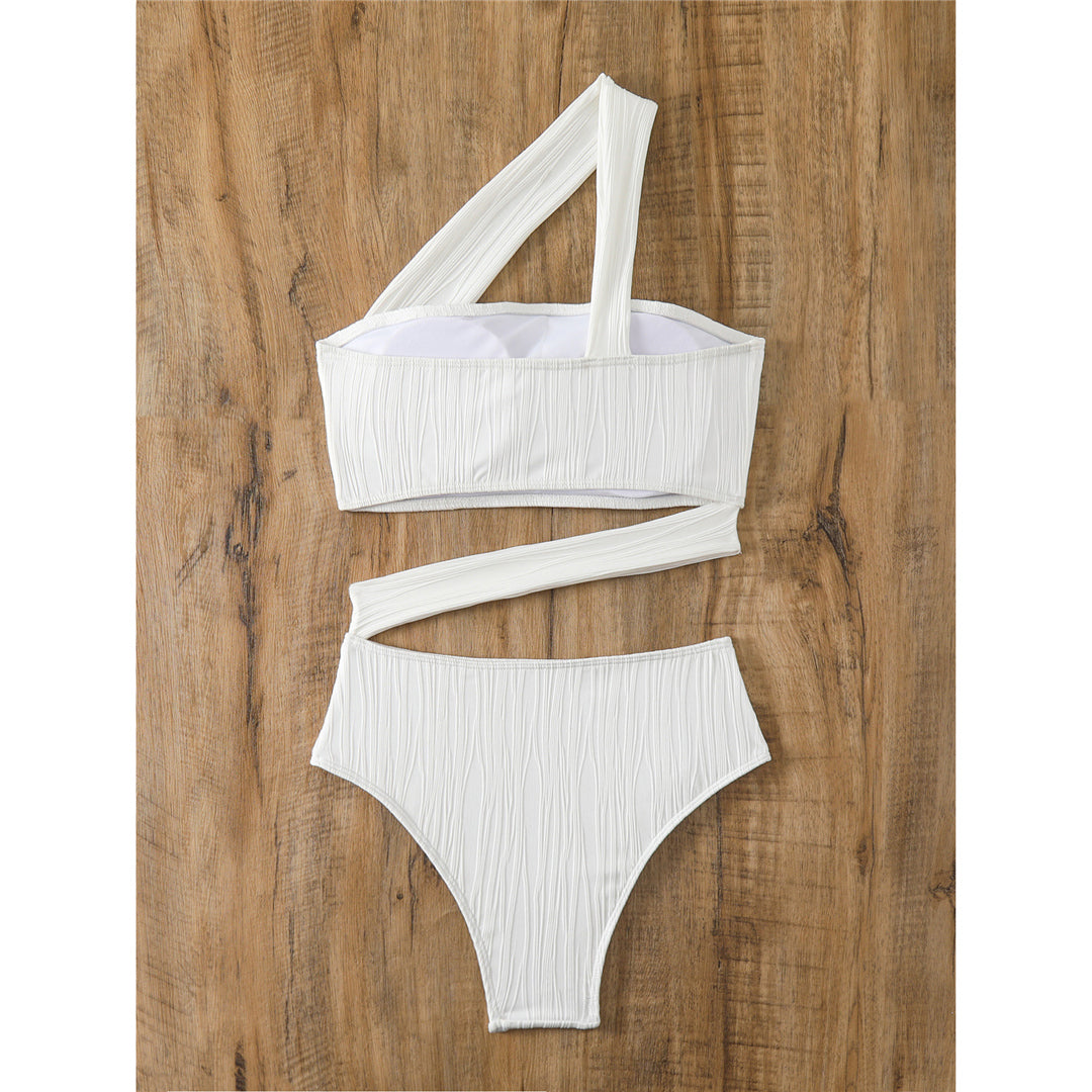 Pamela Asymmetric One Shoulder Cut Out Monokini