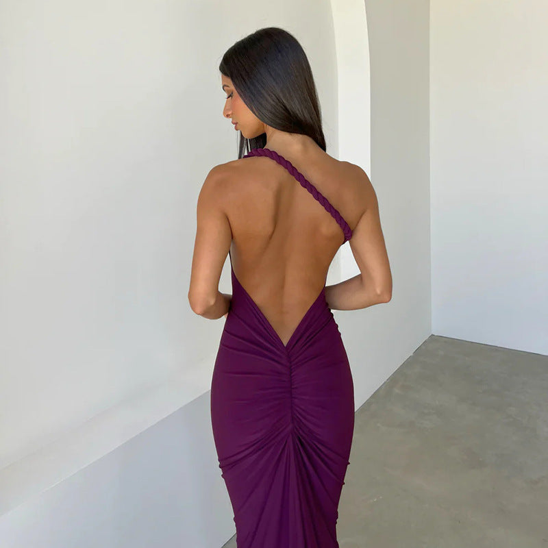 Denise Backless Sexy Maxi Dress