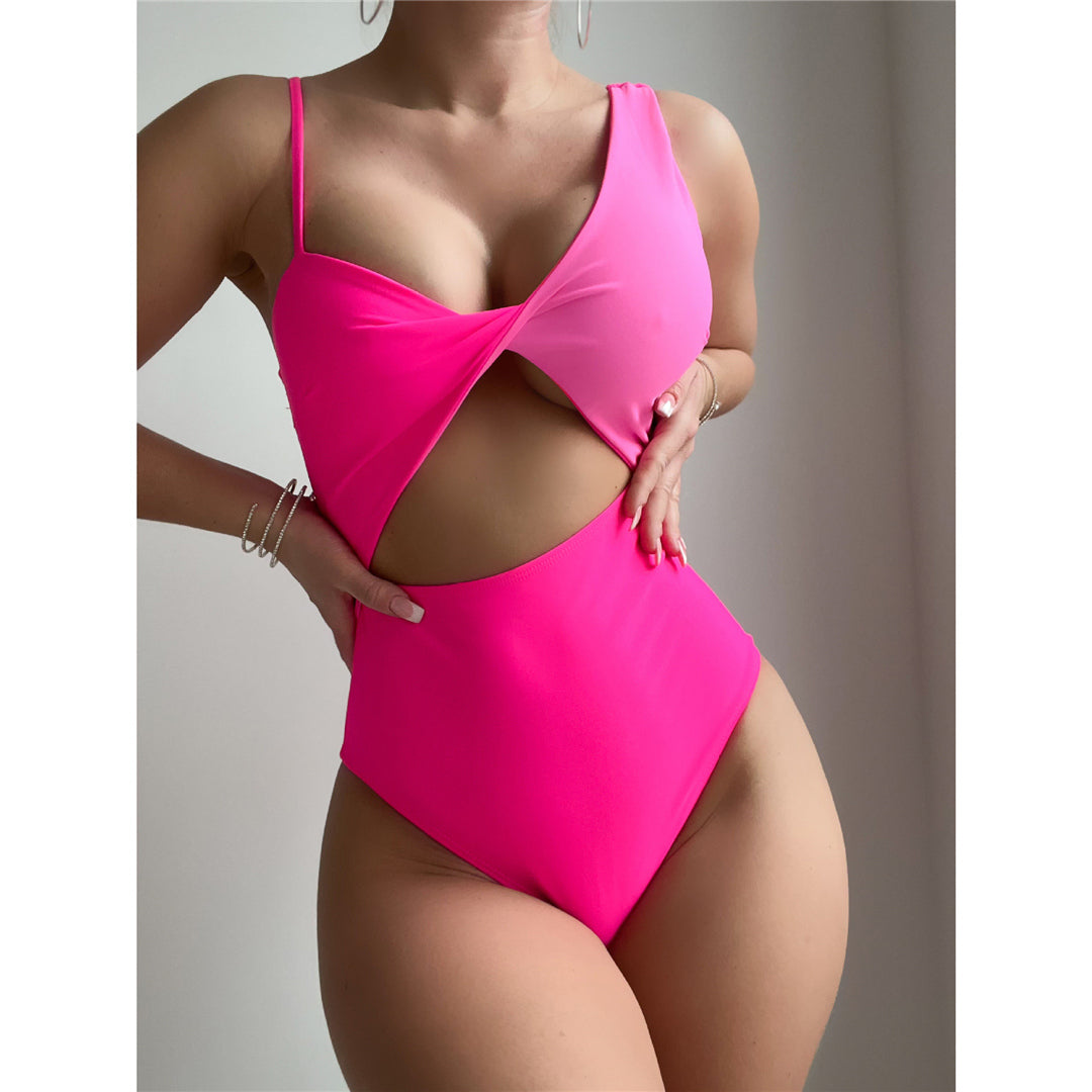 Sarah Asymmetric Cut Out Padded Monokini