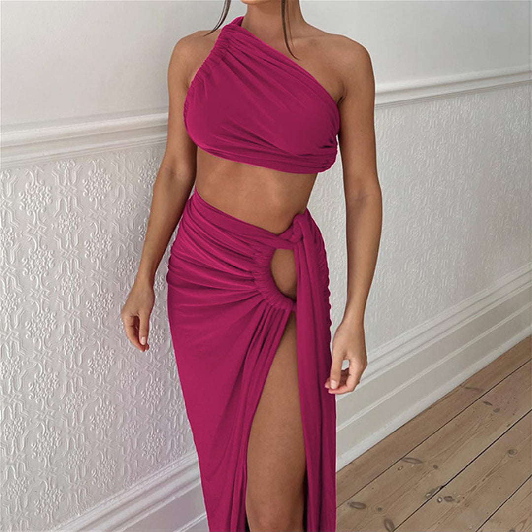 Joan One Shoulder Backless Long Dress