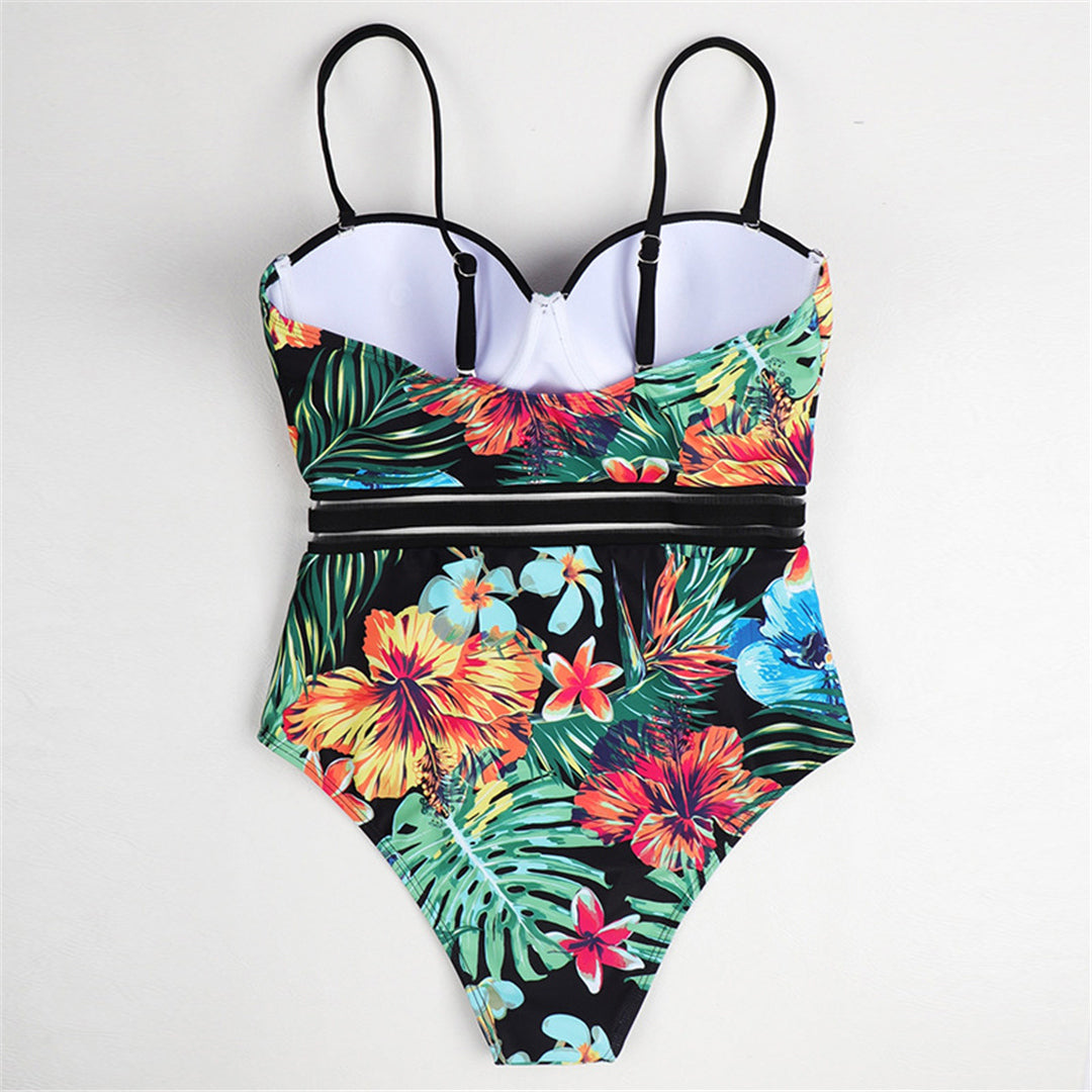 Susan Leaves Printed Underwired Monokini