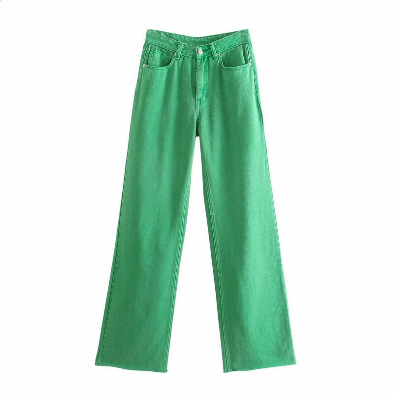 Shelby Women Wide Leg Cotton Pants