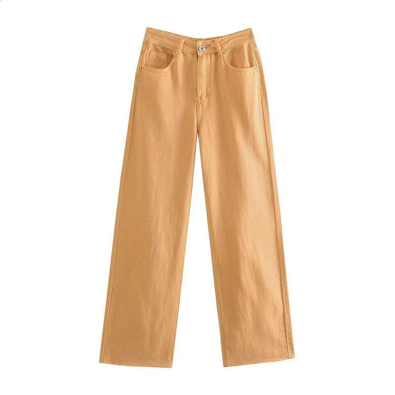 Shelby Women Wide Leg Cotton Pants