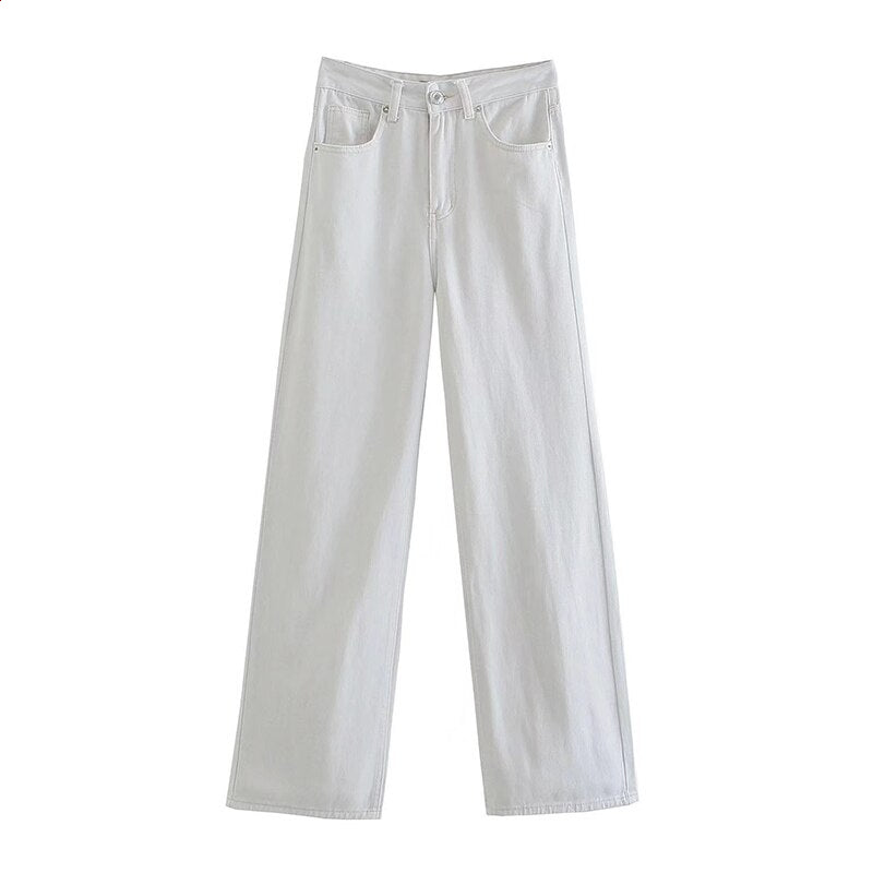 Shelby Women Wide Leg Cotton Pants