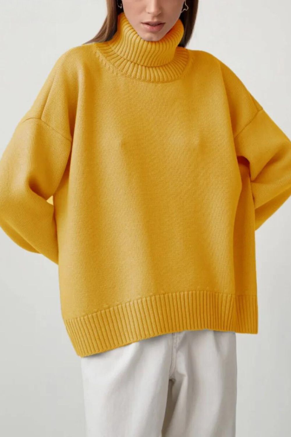 Kathy Oversized Casual Loose Knitted Women Jumper