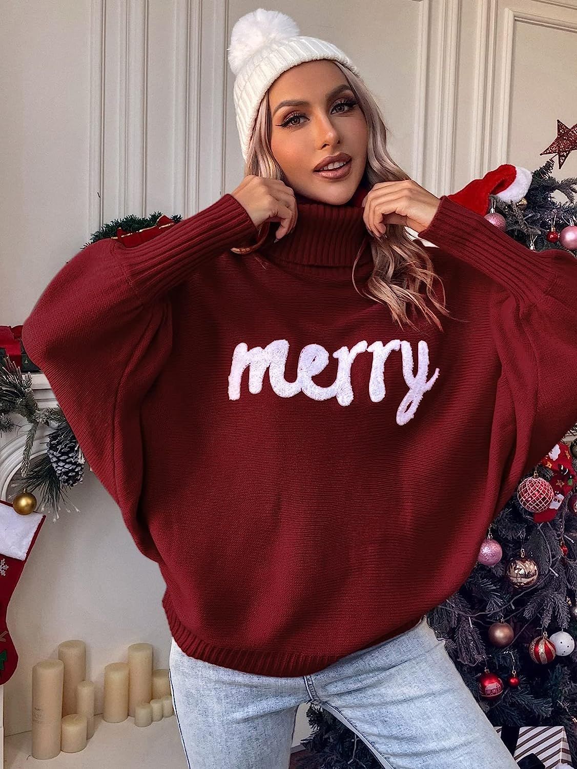 Joanna Christmas Loose Women Sweater