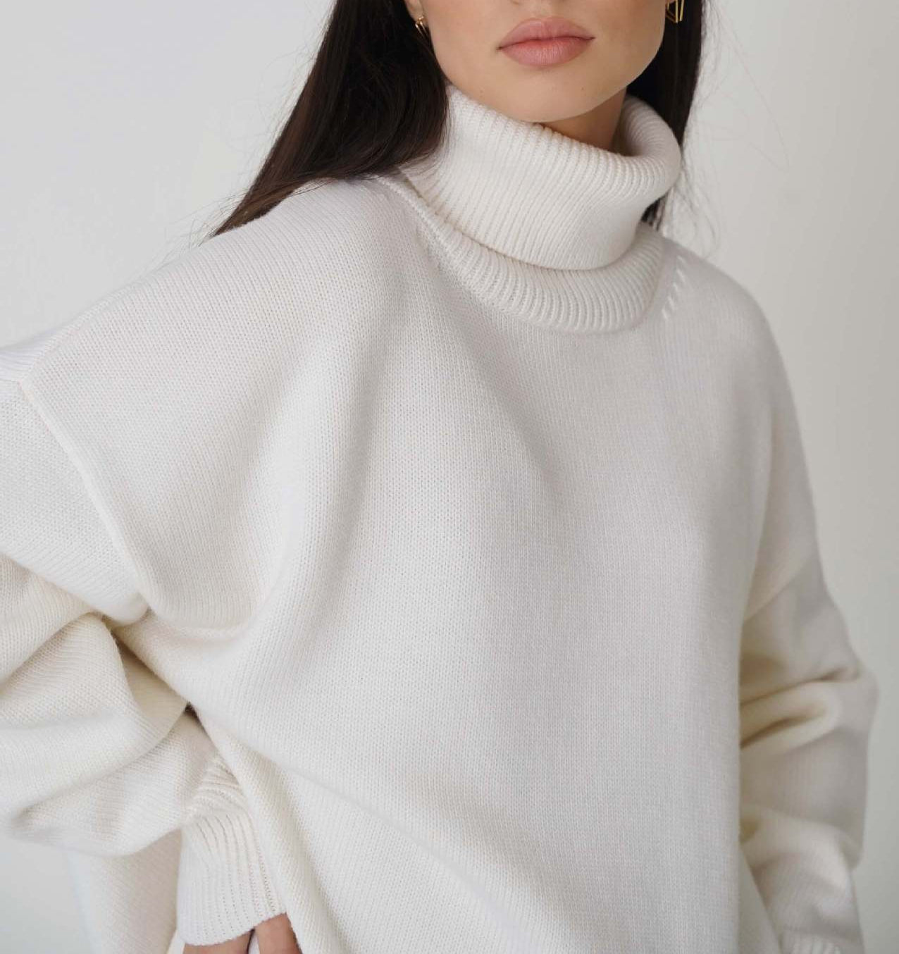 Annie Turtleneck Thick Warm Women Sweater