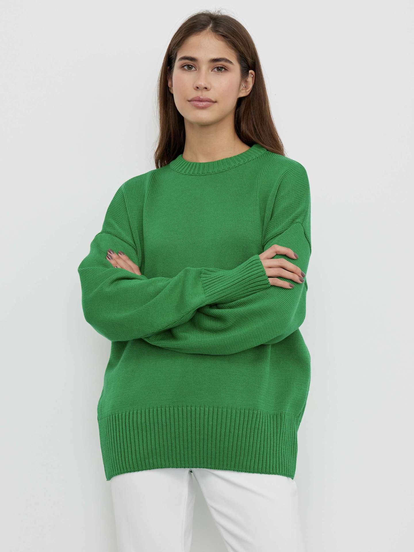 Wendy O Neck Oversized Casual Women Sweater