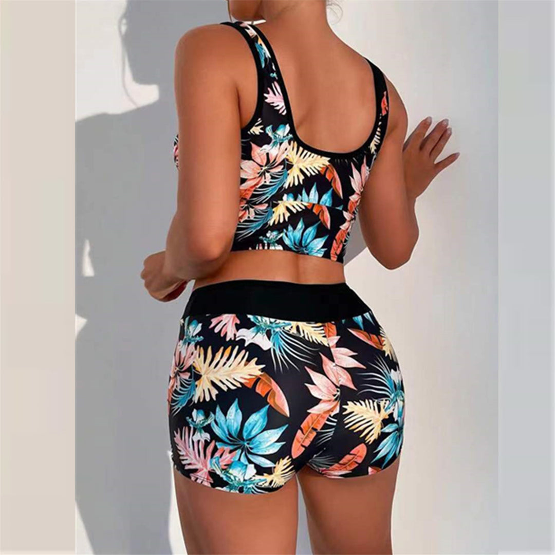 Beverly Flowers Floral Shorts Bikini