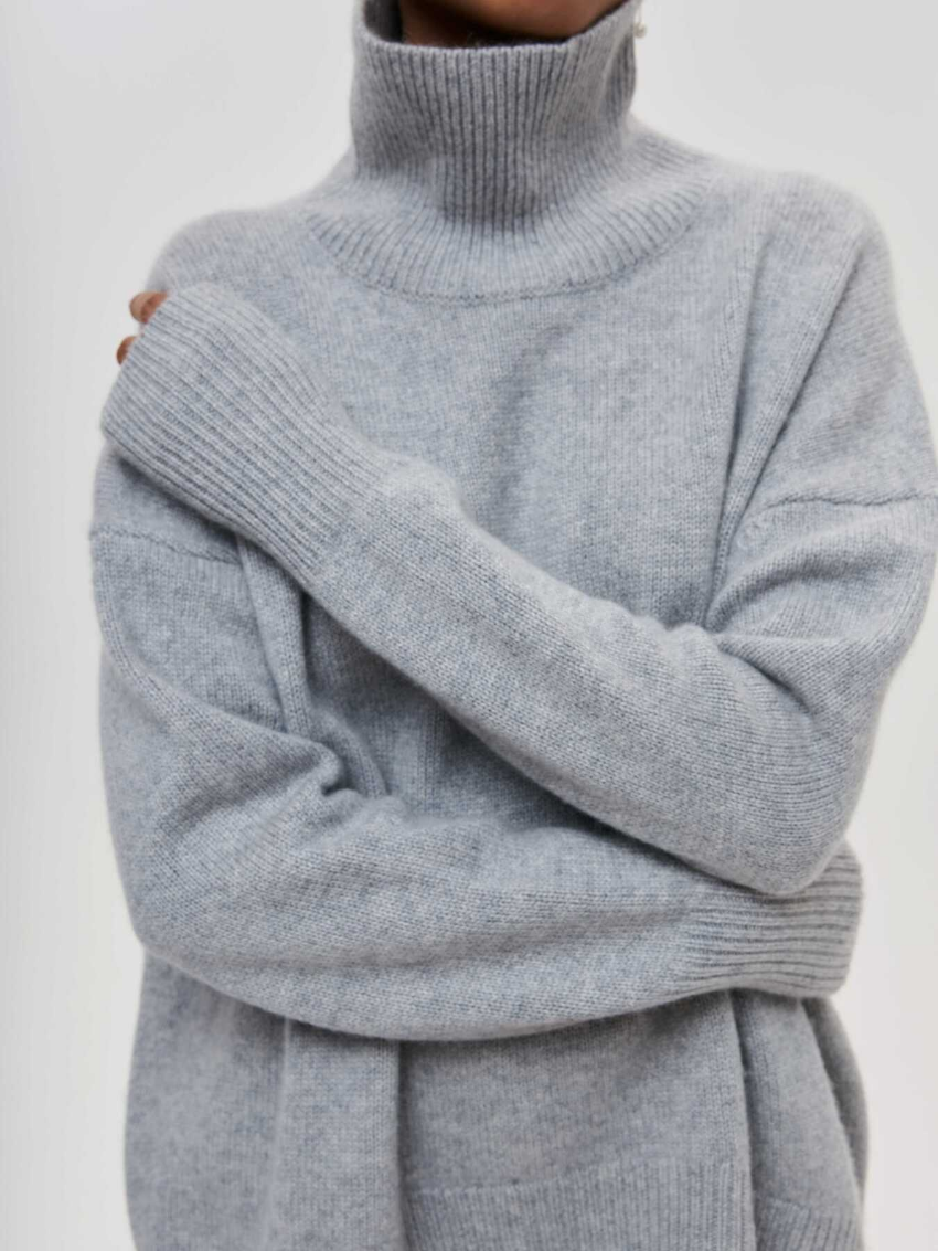 Monica Turtleneck Oversized Casual Women Sweater