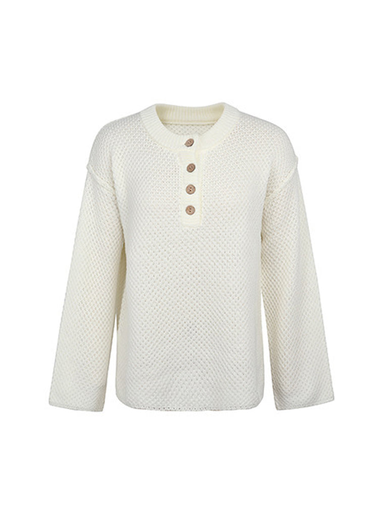 Whitney Vintage Long Sleeve Women Sweater