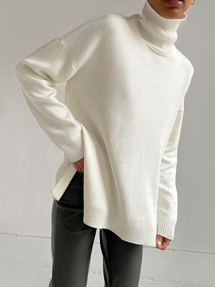 Paula Turtleneck Oversized Casual Women Sweater