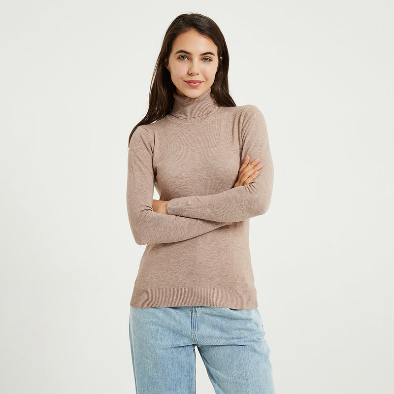 Aria Long Sleeve All-match Elastic Women Sweater