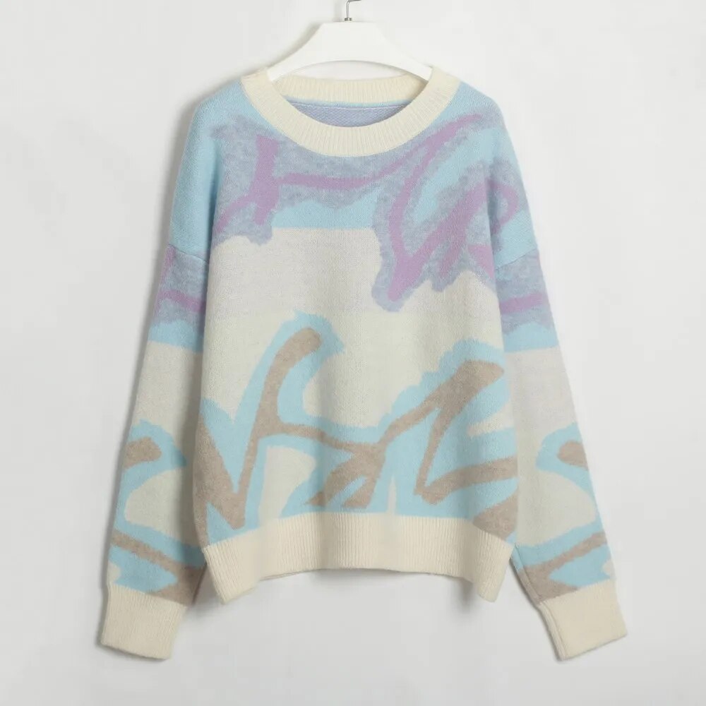 Ashley Oversize Knitted Women Sweater