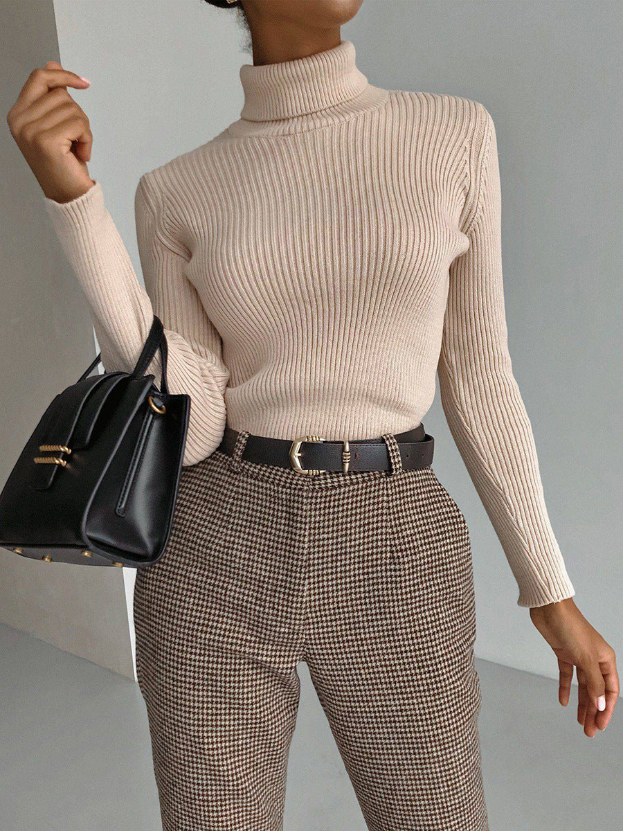 Shirley Turtleneck Slim Women Sweater