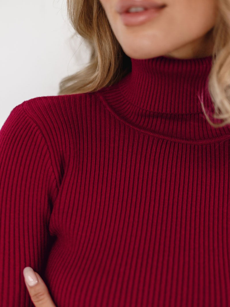 Laura Turtleneck Slim Women Sweater