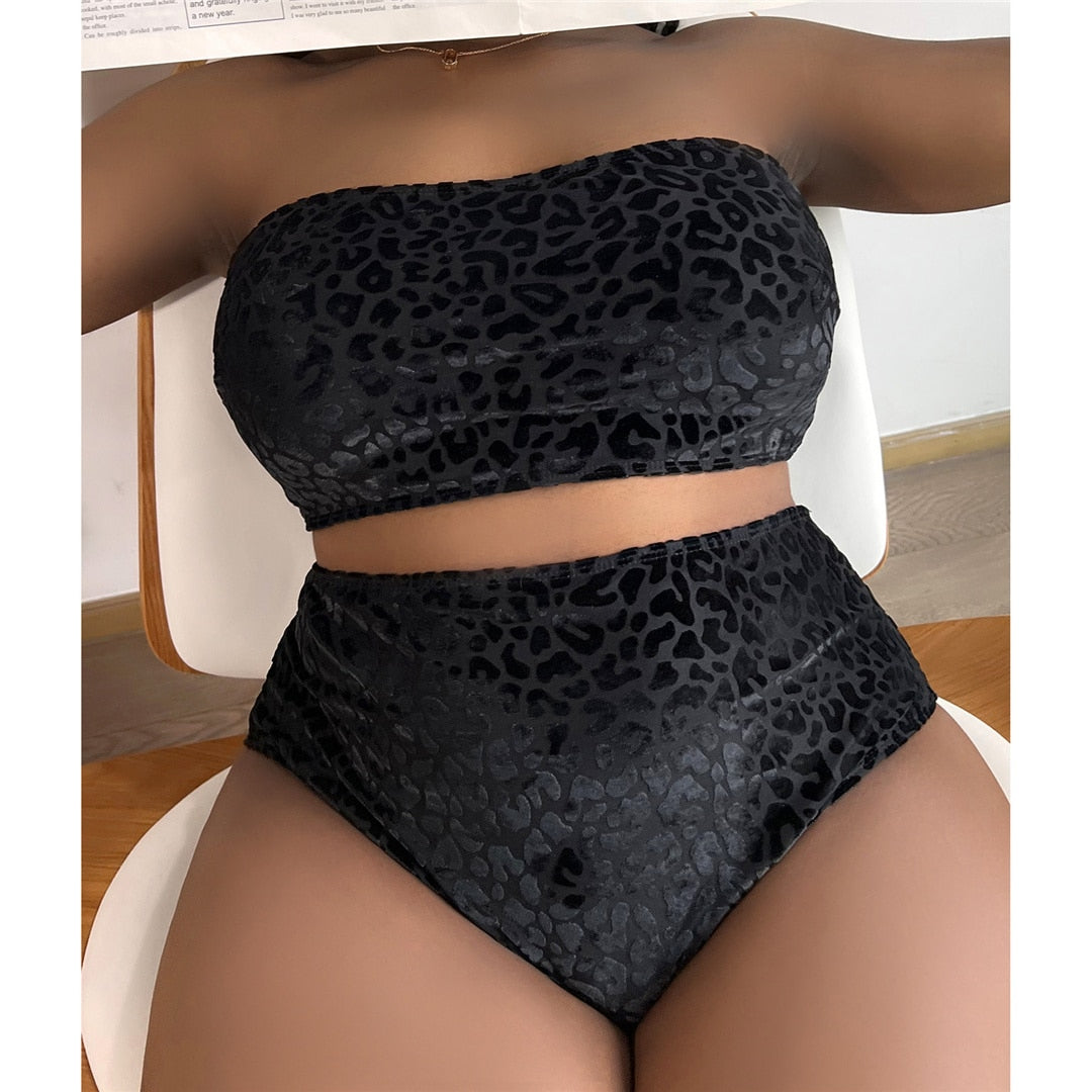 Tammy Plus Size Leopard Bikini