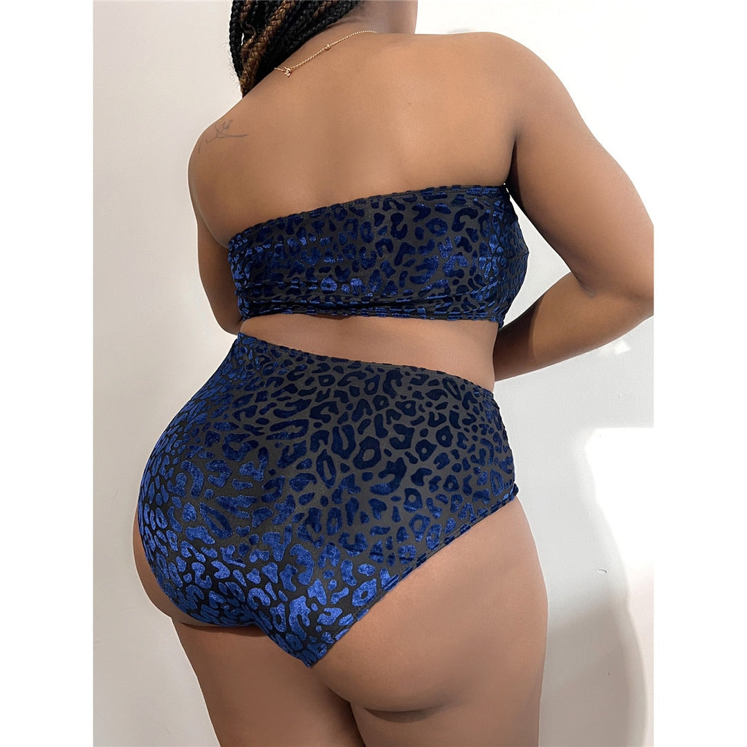 Tammy Plus Size Leopard Bikini