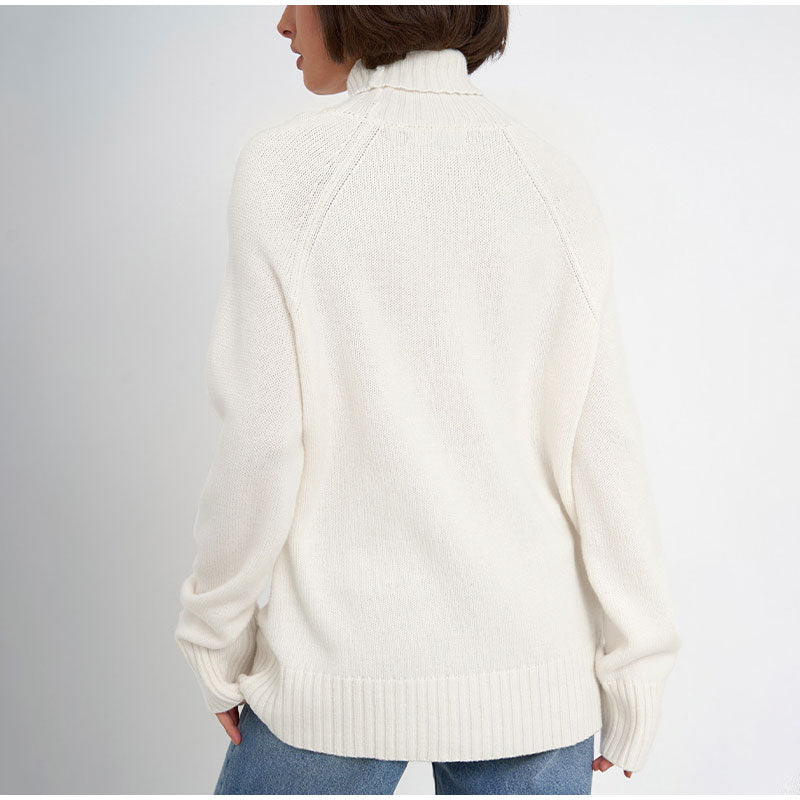 Gloria Turtleneck Raglan Sleeves Women Sweater