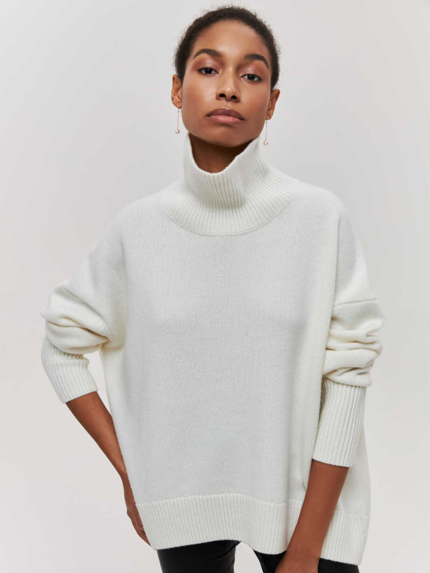 Monica Turtleneck Oversized Casual Women Sweater