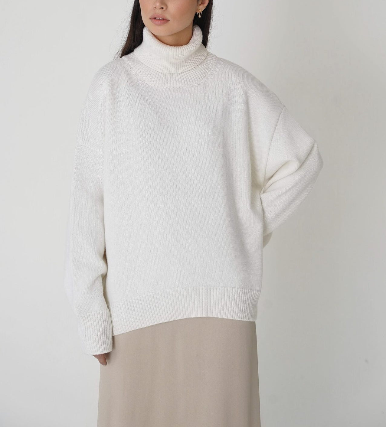 Annie Turtleneck Thick Warm Women Sweater