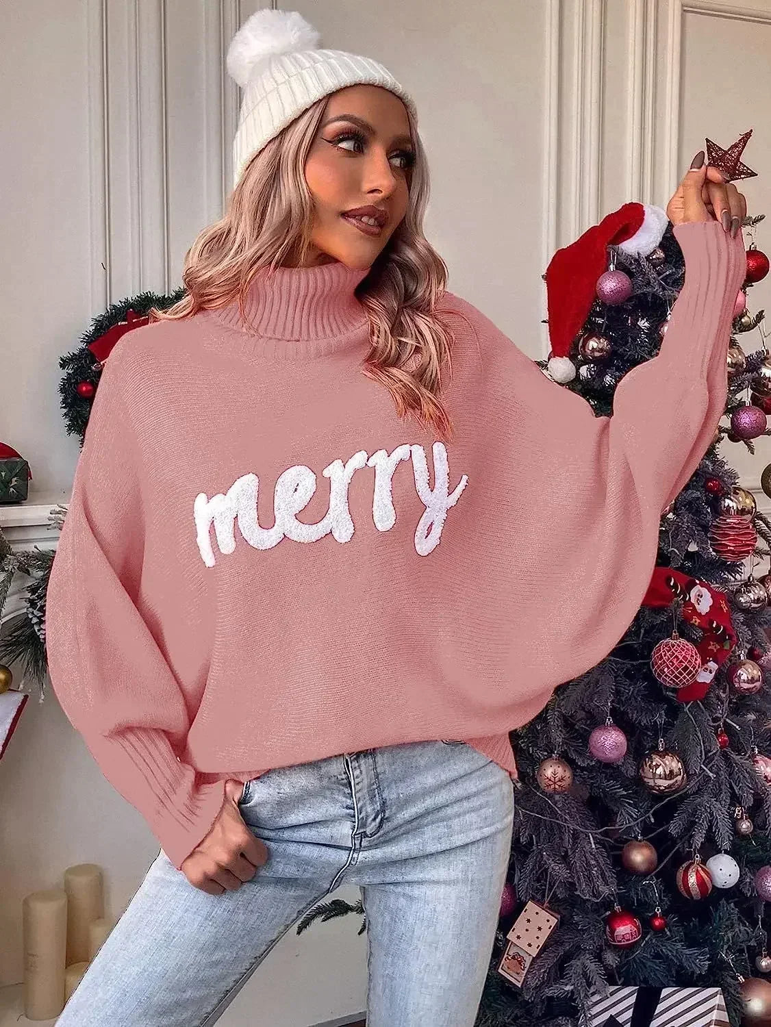 Joanna Christmas Loose Women Sweater