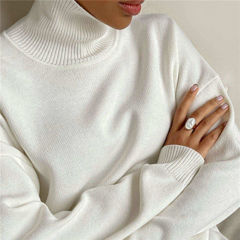 Paula Turtleneck Oversized Casual Women Sweater