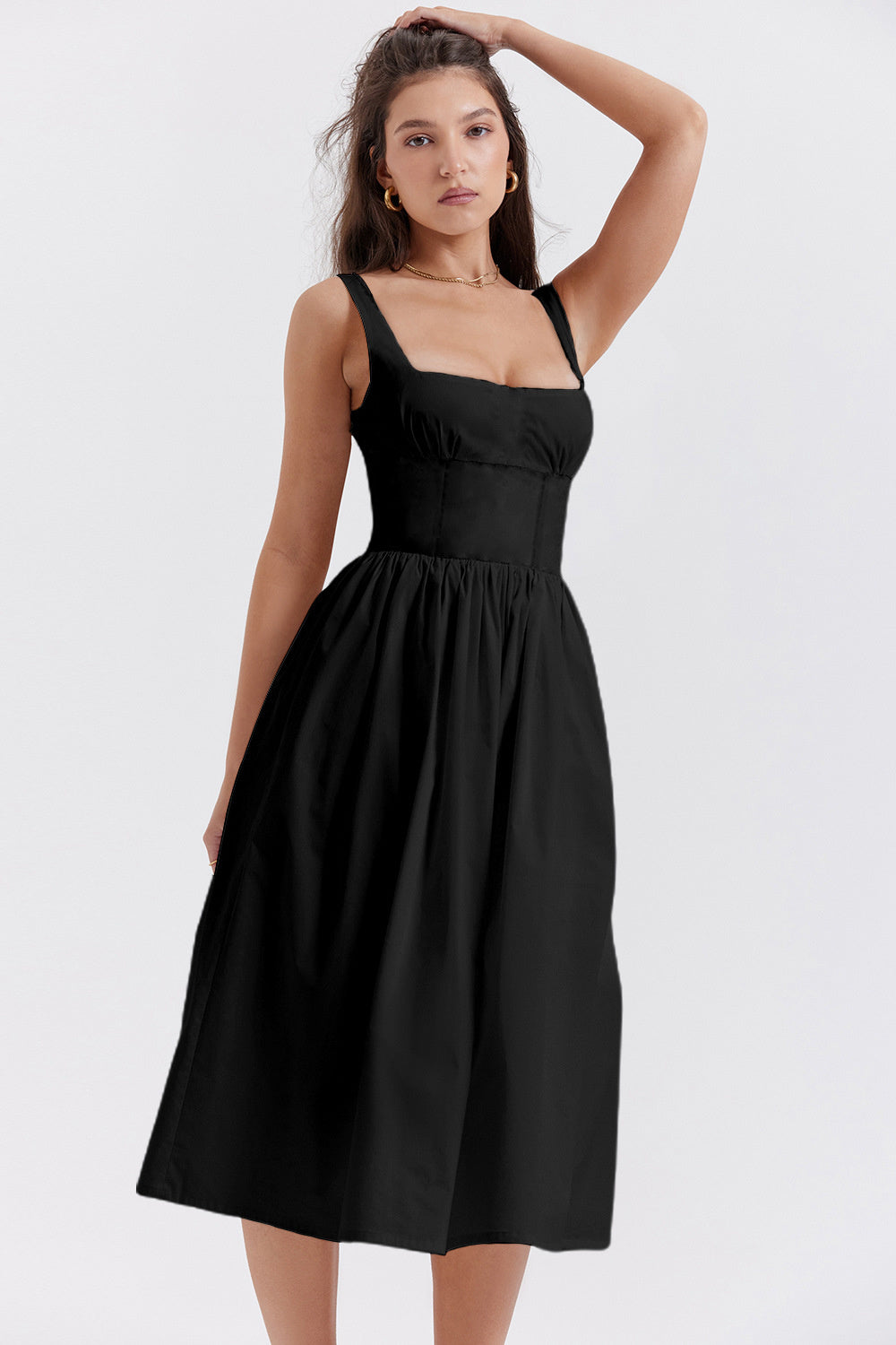 Tanya Summer Backless Midi Dress