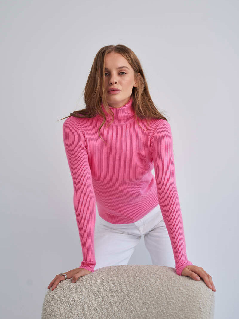 Laura Turtleneck Slim Women Sweater