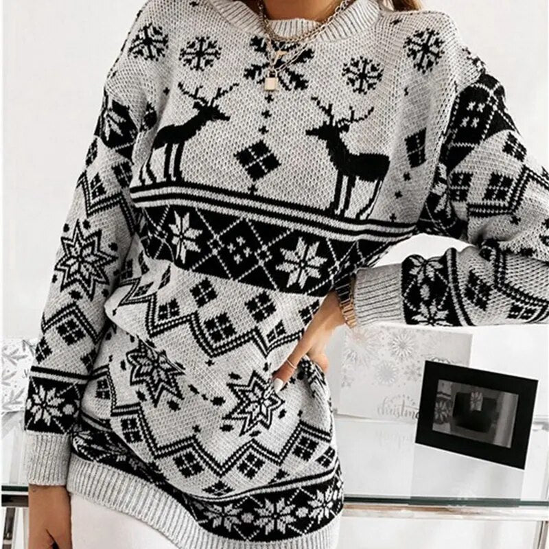 Amanda Casual Loose Long Sleeve Women Sweater