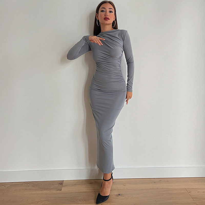 Denise Long Sleeve Sexy Maxi Dress