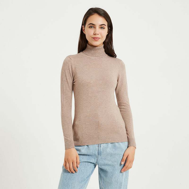 Aria Long Sleeve All-match Elastic Women Sweater