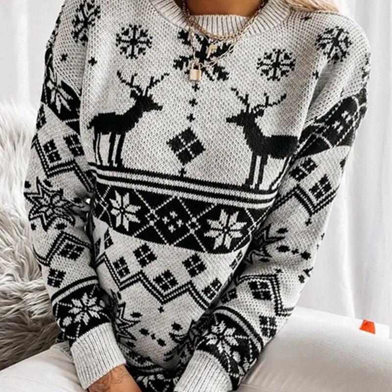 Amanda Casual Loose Long Sleeve Women Sweater