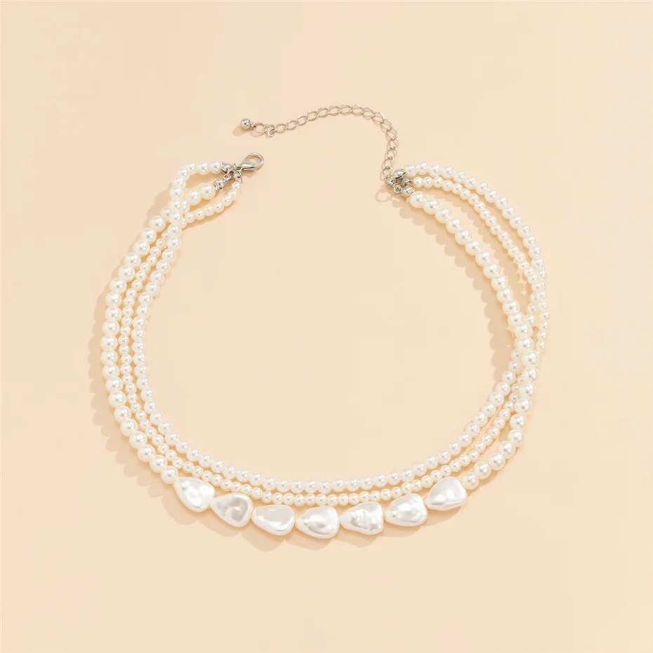 Irene Multilayer Pearl Necklace