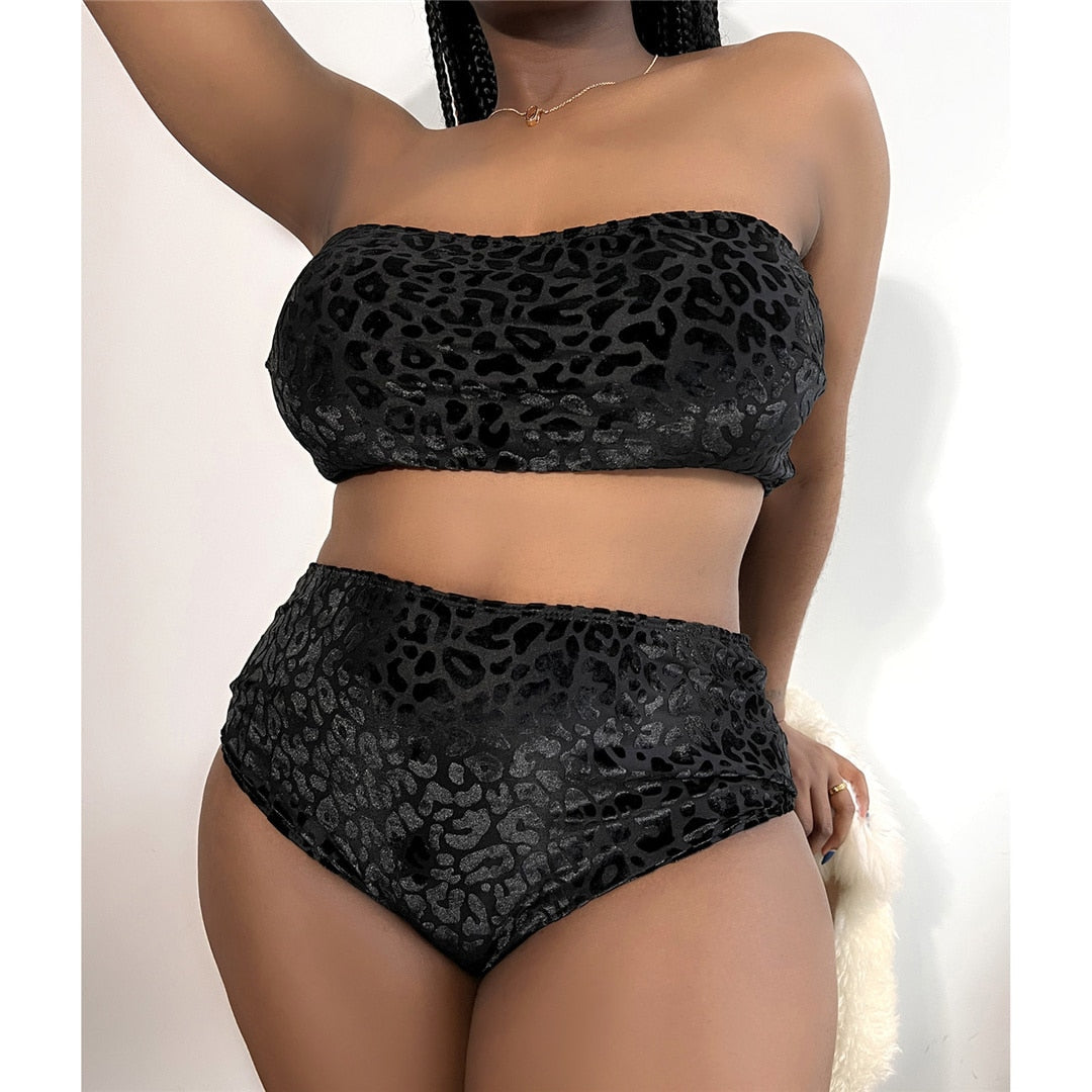 Tammy Plus Size Leopard Bikini