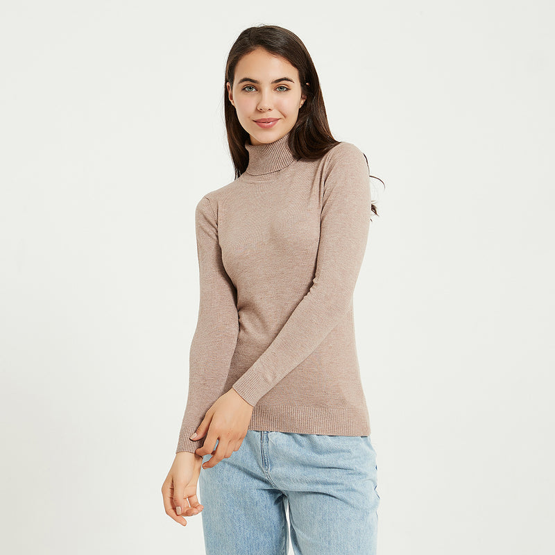 Aria Long Sleeve All-match Elastic Women Sweater