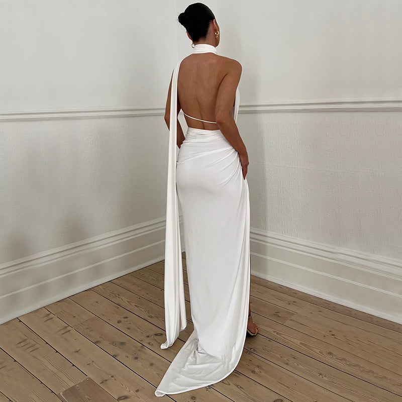 Joan Hollow Out Strapless Backless Maxi Dress