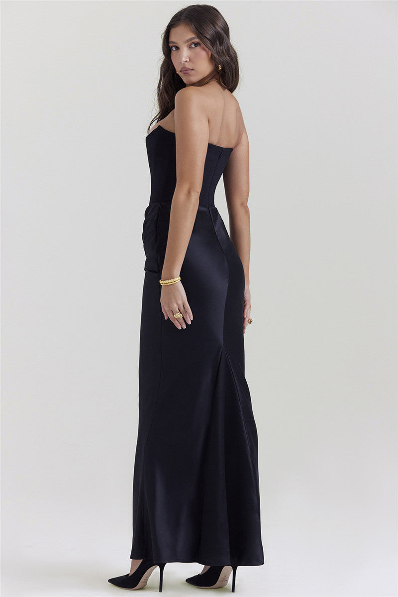 Hayley Strapless Bodycon Sexy Maxi Dress