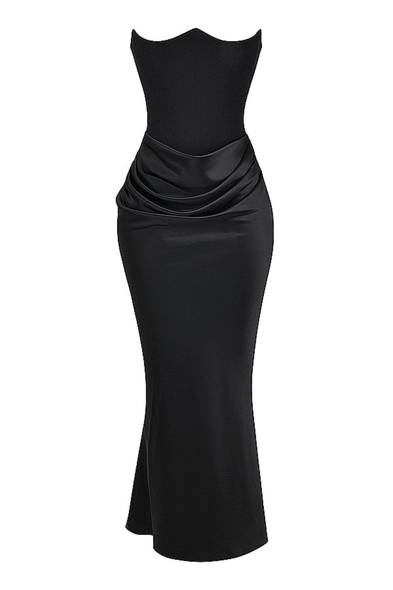 Hayley Strapless Bodycon Sexy Maxi Dress