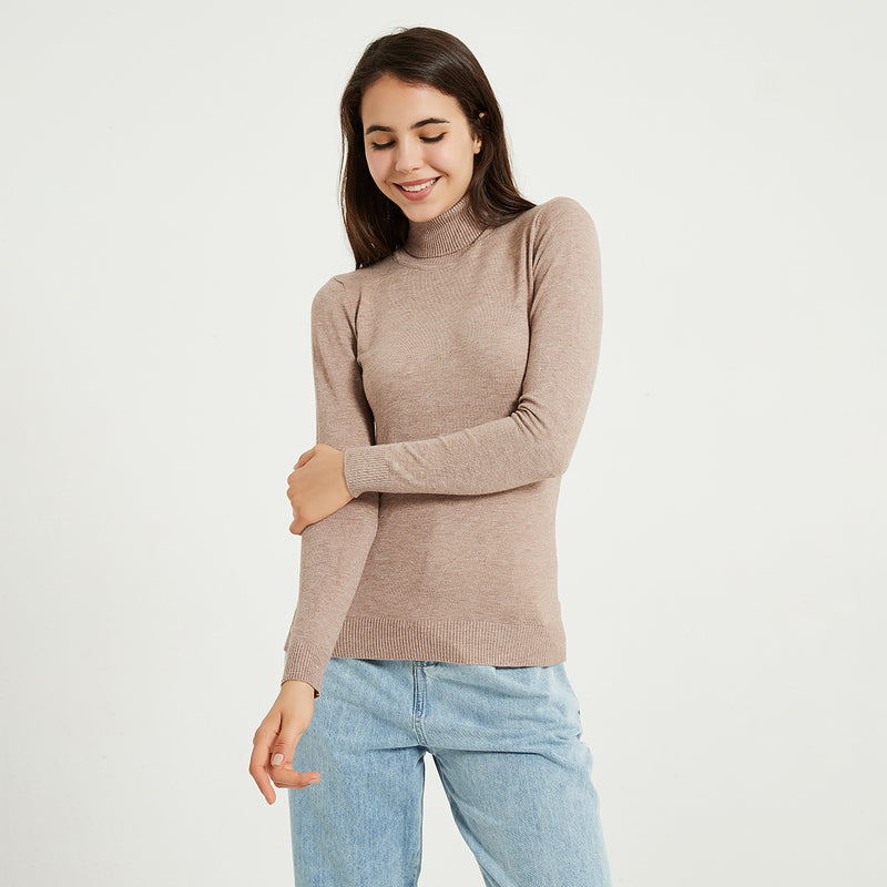 Aria Long Sleeve All-match Elastic Women Sweater