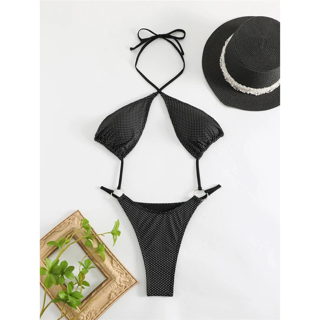 Tara Sexy Dots Extreme String Bikini