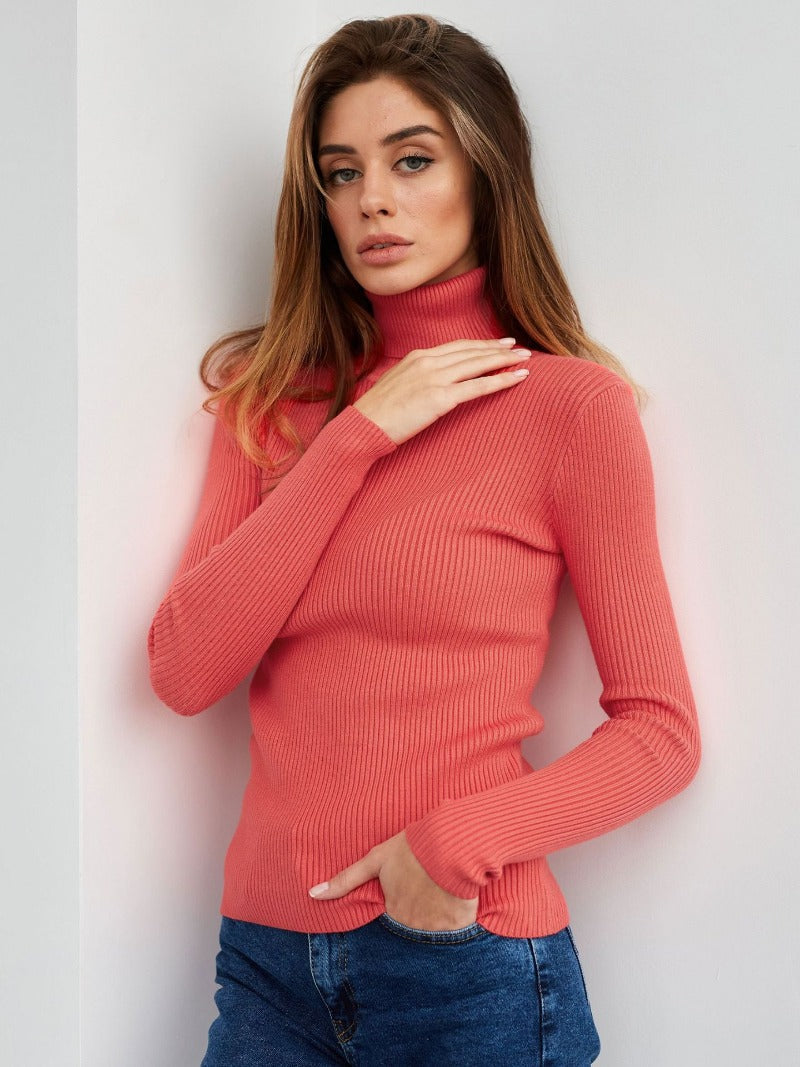 Laura Turtleneck Slim Women Sweater