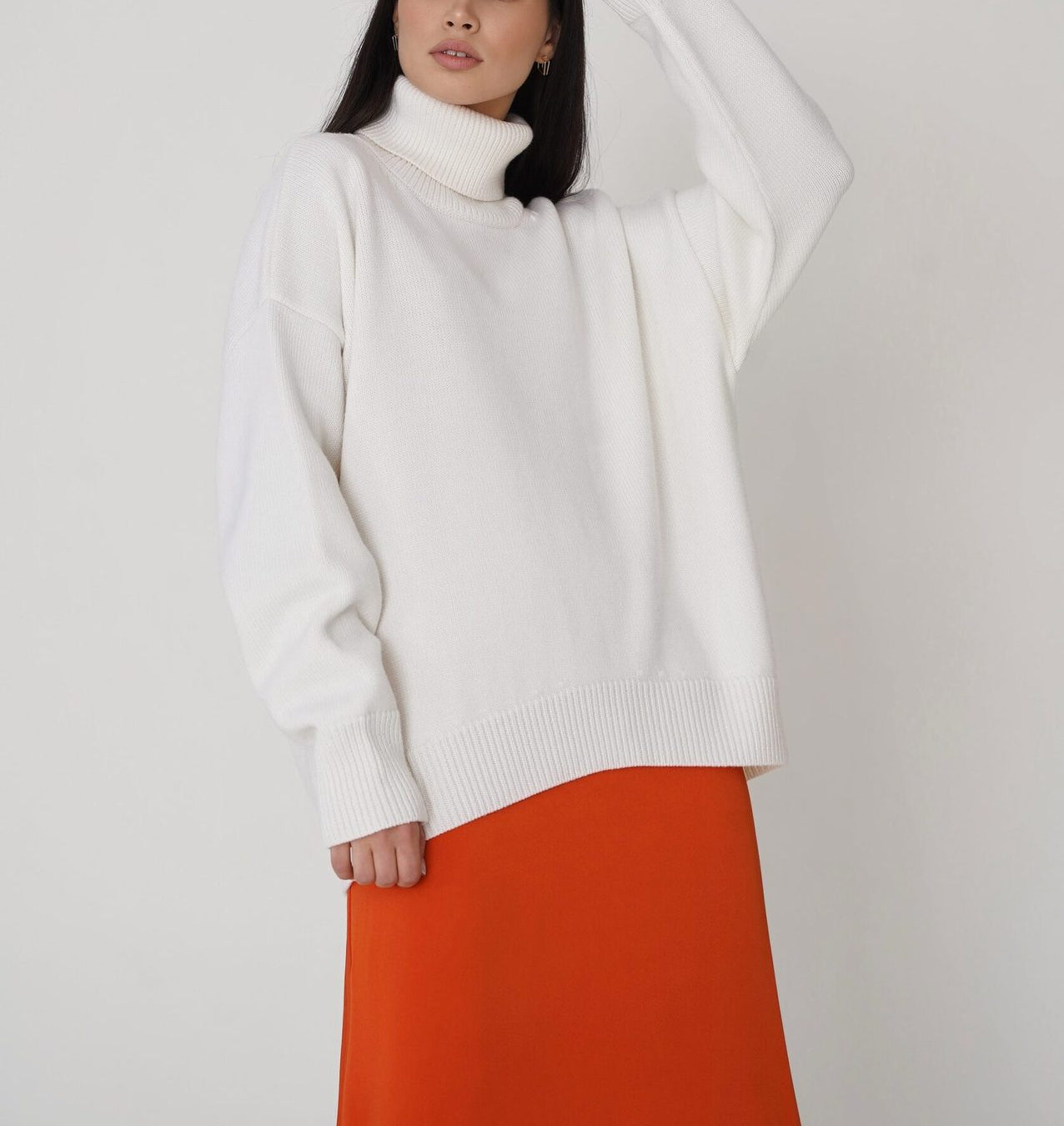 Annie Turtleneck Thick Warm Women Sweater