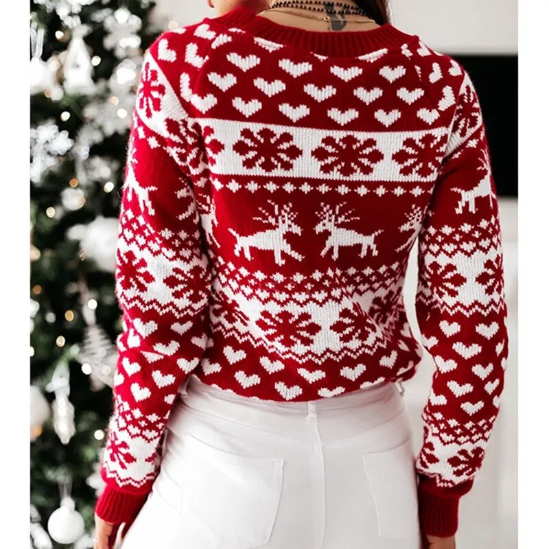 Lucy Knit Long Sleeve Women Sweater