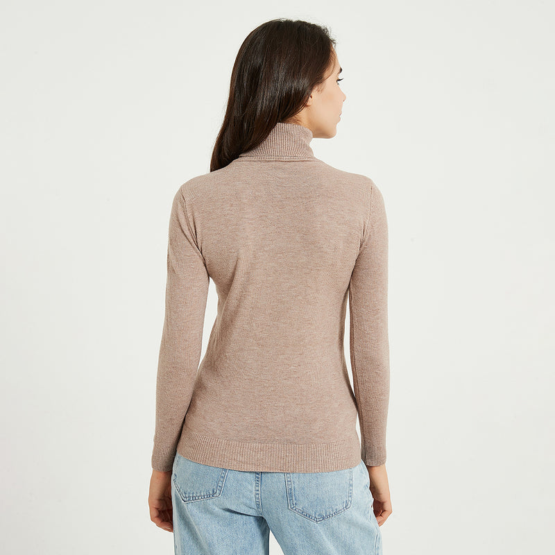 Aria Long Sleeve All-match Elastic Women Sweater