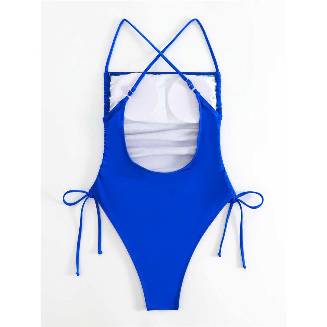 Marion Cross Back Lace Up Monokini