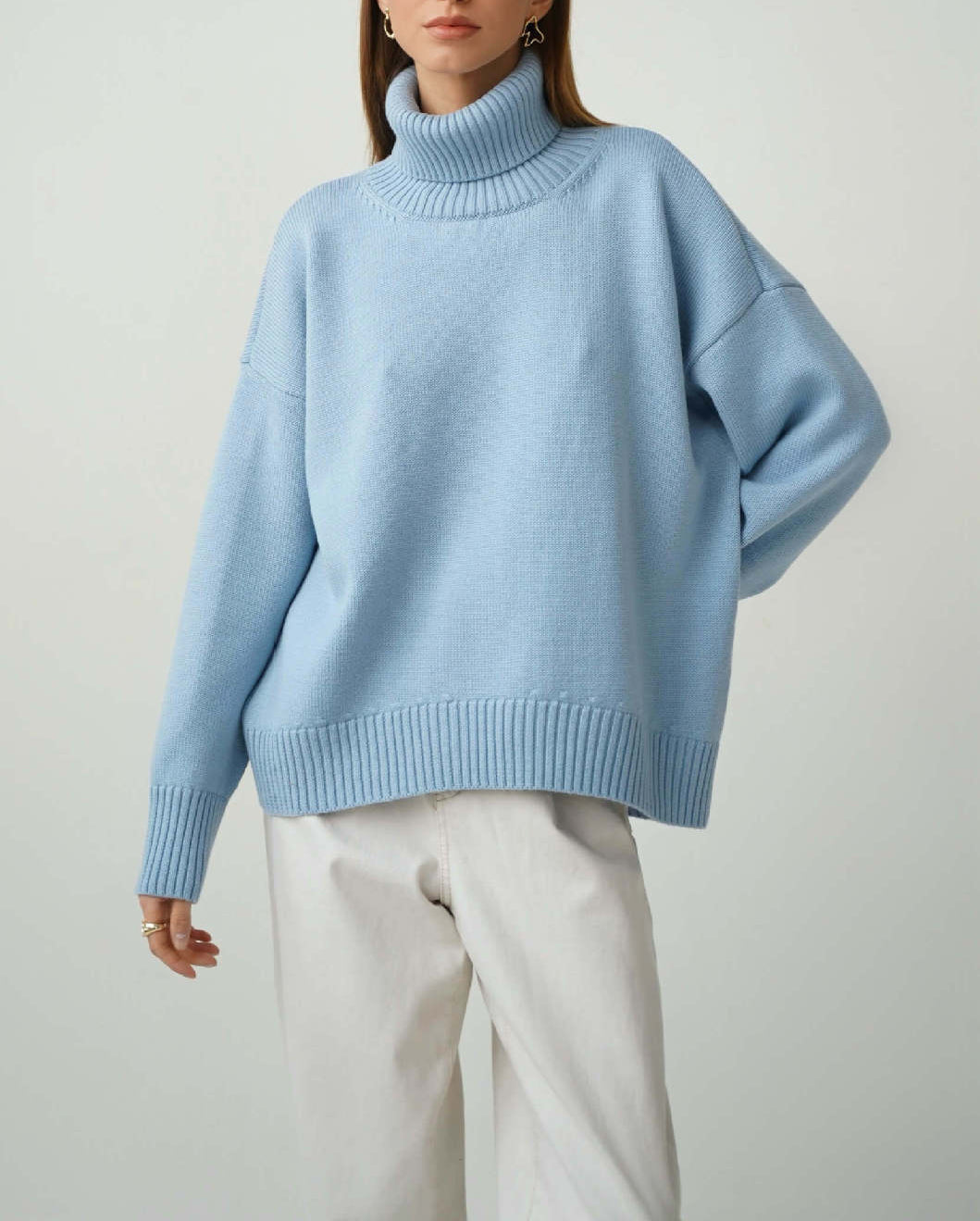 Kathy Oversized Casual Loose Knitted Women Jumper